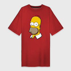 Женская футболка-платье Sad Homer