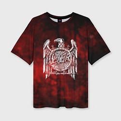 Женская футболка оверсайз Slayer: Blooded Eagle
