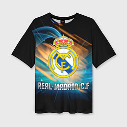 Женская футболка оверсайз Real Madrid