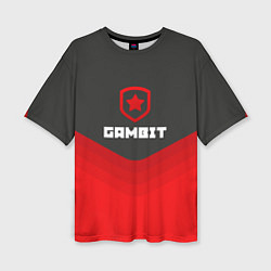 Женская футболка оверсайз Gambit Gaming Uniform