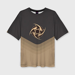 Футболка оверсайз женская NiP Uniform, цвет: 3D-принт