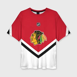Женская футболка оверсайз NHL: Chicago Blackhawks