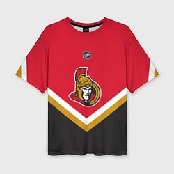 Женская футболка оверсайз NHL: Ottawa Senators