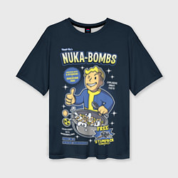 Женская футболка оверсайз Nuka Bombs