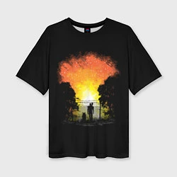 Женская футболка оверсайз Wasteland Apocalypse