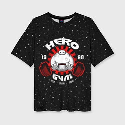 Женская футболка оверсайз Hero Gym