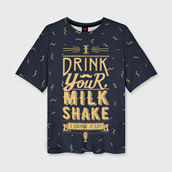 Футболка оверсайз женская Milk Shake, цвет: 3D-принт