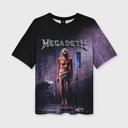 Футболка оверсайз женская Megadeth: Madness, цвет: 3D-принт