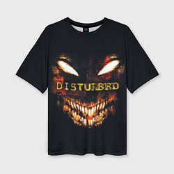 Футболка оверсайз женская Disturbed Demon, цвет: 3D-принт