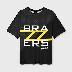 Женская футболка оверсайз Brazzers Bros