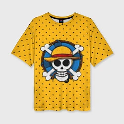 Женская футболка оверсайз One Pirate