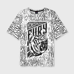 Женская футболка оверсайз Fury Tiger