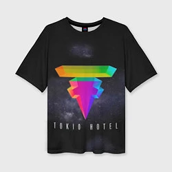 Женская футболка оверсайз Tokio Hotel: New Symbol
