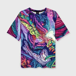 Женская футболка оверсайз Hyper Beast Style