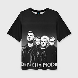 Женская футболка оверсайз Depeche Mode: mono