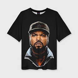 Женская футболка оверсайз Ice Cube