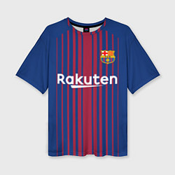 Футболка оверсайз женская FCB Barcelona: Rakuten, цвет: 3D-принт