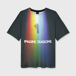 Женская футболка оверсайз Imagine Dragons