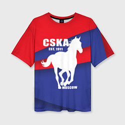 Женская футболка оверсайз CSKA est. 1911