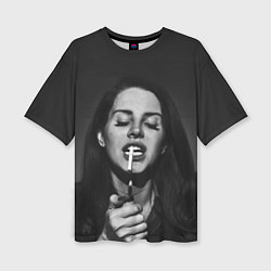 Футболка оверсайз женская Lana Del Rey, цвет: 3D-принт