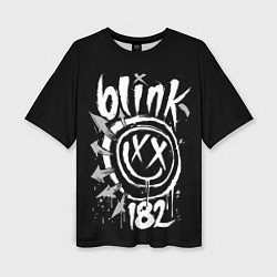 Футболка оверсайз женская Blink-182, цвет: 3D-принт