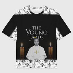 Футболка оверсайз женская Молодой Папа Римский, цвет: 3D-принт