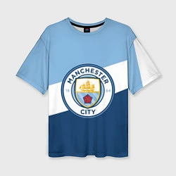 Женская футболка оверсайз FC Manchester City: Colors