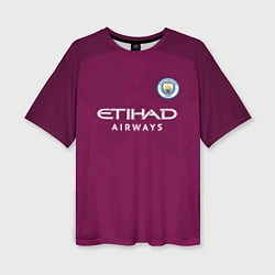 Женская футболка оверсайз Man City FC: Away 17/18