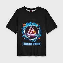 Женская футболка оверсайз Linkin Park: Engine