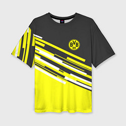 Футболка оверсайз женская Borussia FC: Sport Line 2018, цвет: 3D-принт