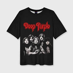 Женская футболка оверсайз Deep Purple