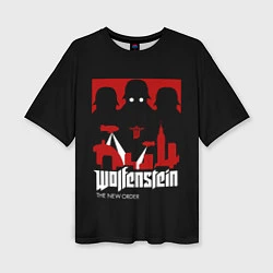 Женская футболка оверсайз Wolfenstein: Nazi Soldiers