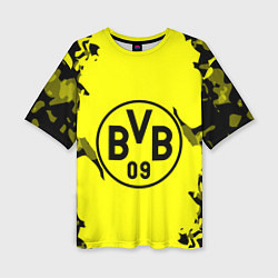 Женская футболка оверсайз FC Borussia Dortmund: Yellow & Black