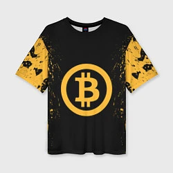 Женская футболка оверсайз Bitcoin Master