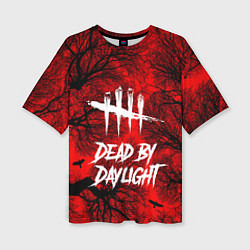 Женская футболка оверсайз Dead by Daylight