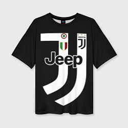 Футболка оверсайз женская FC Juventus: FIFA 2018, цвет: 3D-принт