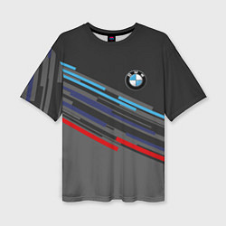 Футболка оверсайз женская BMW BRAND COLOR, цвет: 3D-принт