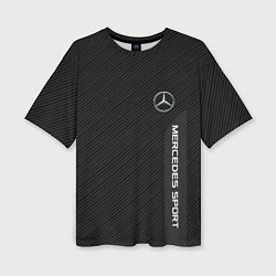 Женская футболка оверсайз Mercedes AMG: Sport Line