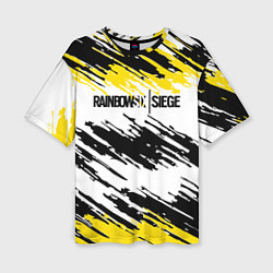 Женская футболка оверсайз Rainbow Six Siege: Yellow
