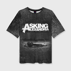 Футболка оверсайз женская Asking Alexandria: Black Micro, цвет: 3D-принт