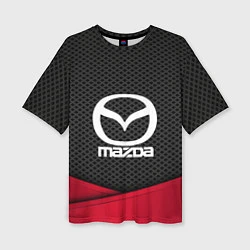 Женская футболка оверсайз Mazda: Grey Carbon
