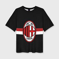 Женская футболка оверсайз AC Milan 1899