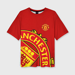 Женская футболка оверсайз FC Man United: Red Exclusive