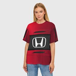 Футболка оверсайз женская Honda Sport, цвет: 3D-принт — фото 2