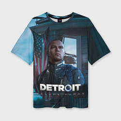 Женская футболка оверсайз Detroit: Markus