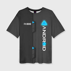 Женская футболка оверсайз RK800 Android