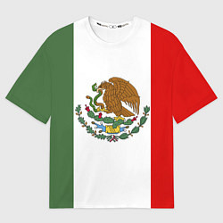 Женская футболка оверсайз Мексиканский герб