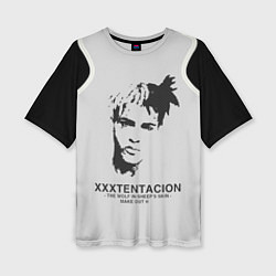 Женская футболка оверсайз XXXTentacion RIP