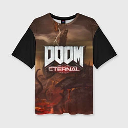 Женская футболка оверсайз DOOM: Eternal