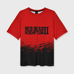 Женская футболка оверсайз Red Dead Redemption II